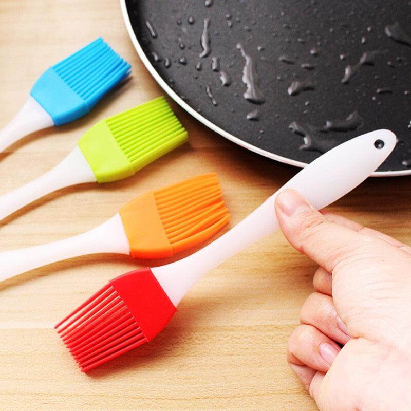 Silicone Basting Brush and Spatula Set - Wine Drop Cookery LLC