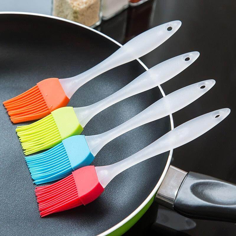 Silicone Basting Brush and Spatula Set - Wine Drop Cookery LLC