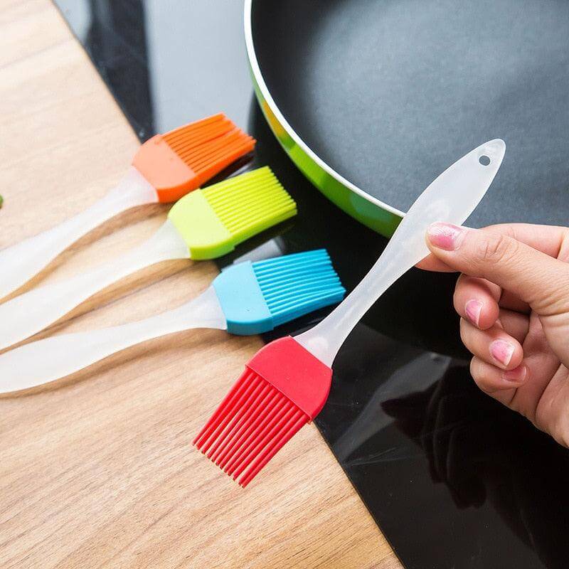 Silicone Basting Brush and Spatula Set - Wine Drop Cookery LLC