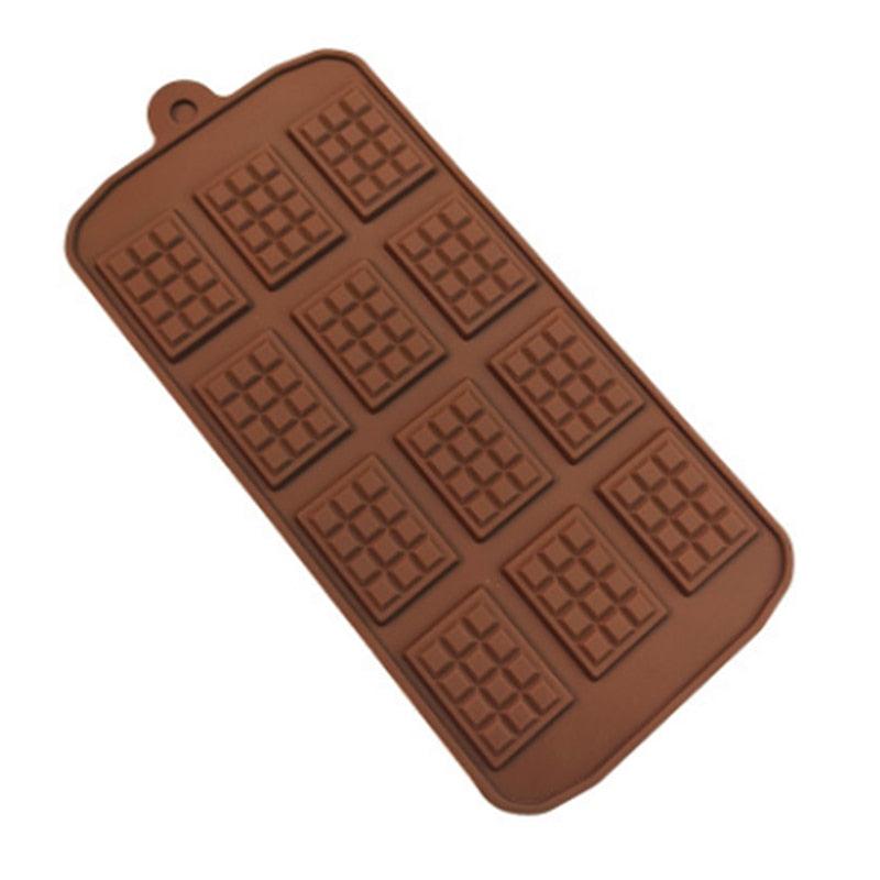 Silicone Break-Apart Chocolate Bar Mold Square - Wine Drop Cookery LLC