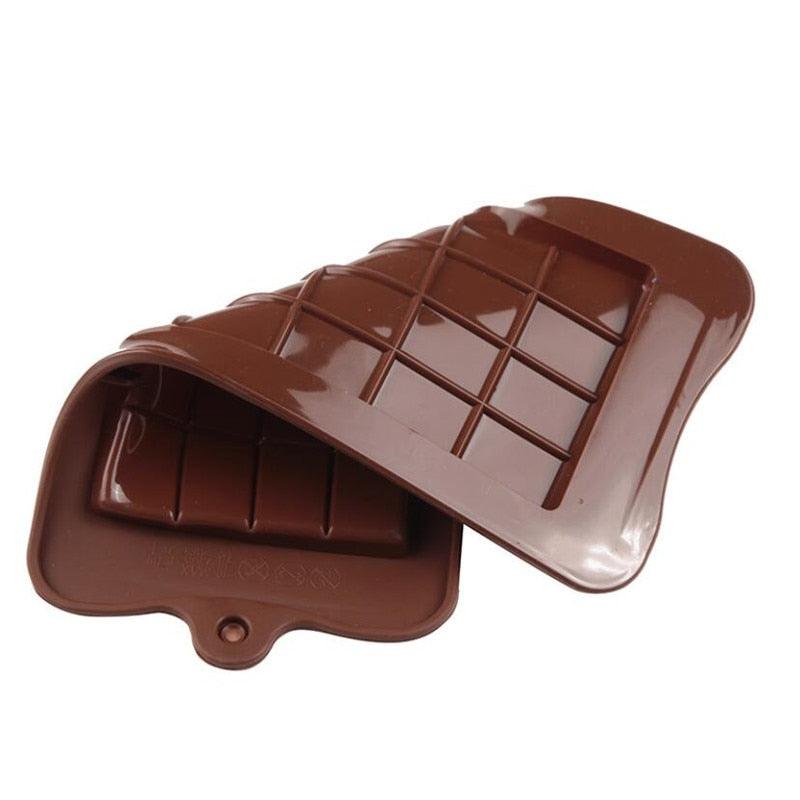 Silicone Break-Apart Chocolate Bar Mold Square - Wine Drop Cookery LLC