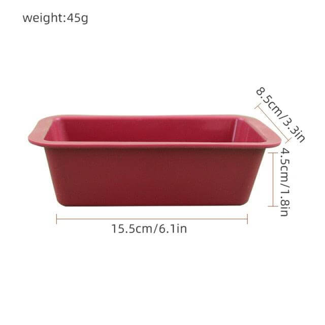 Non-stick silicone bread loaf pan
