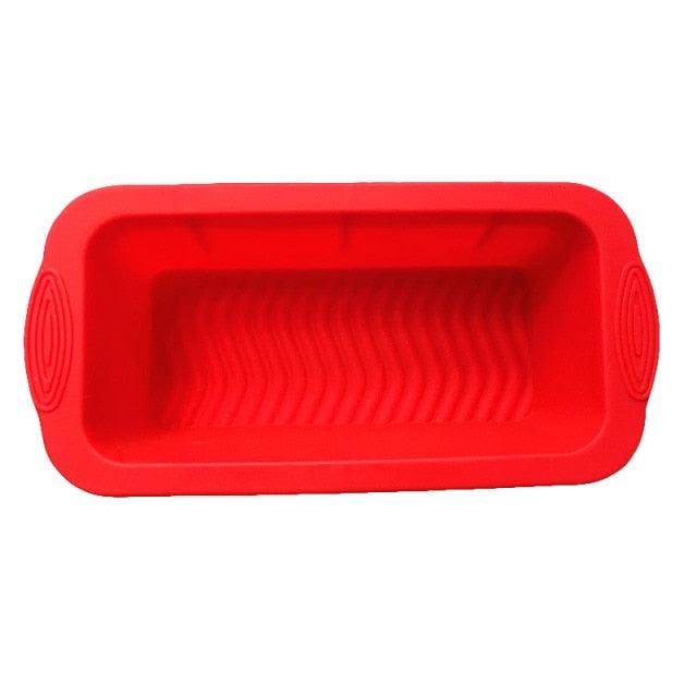 Non-stick silicone bread loaf pan