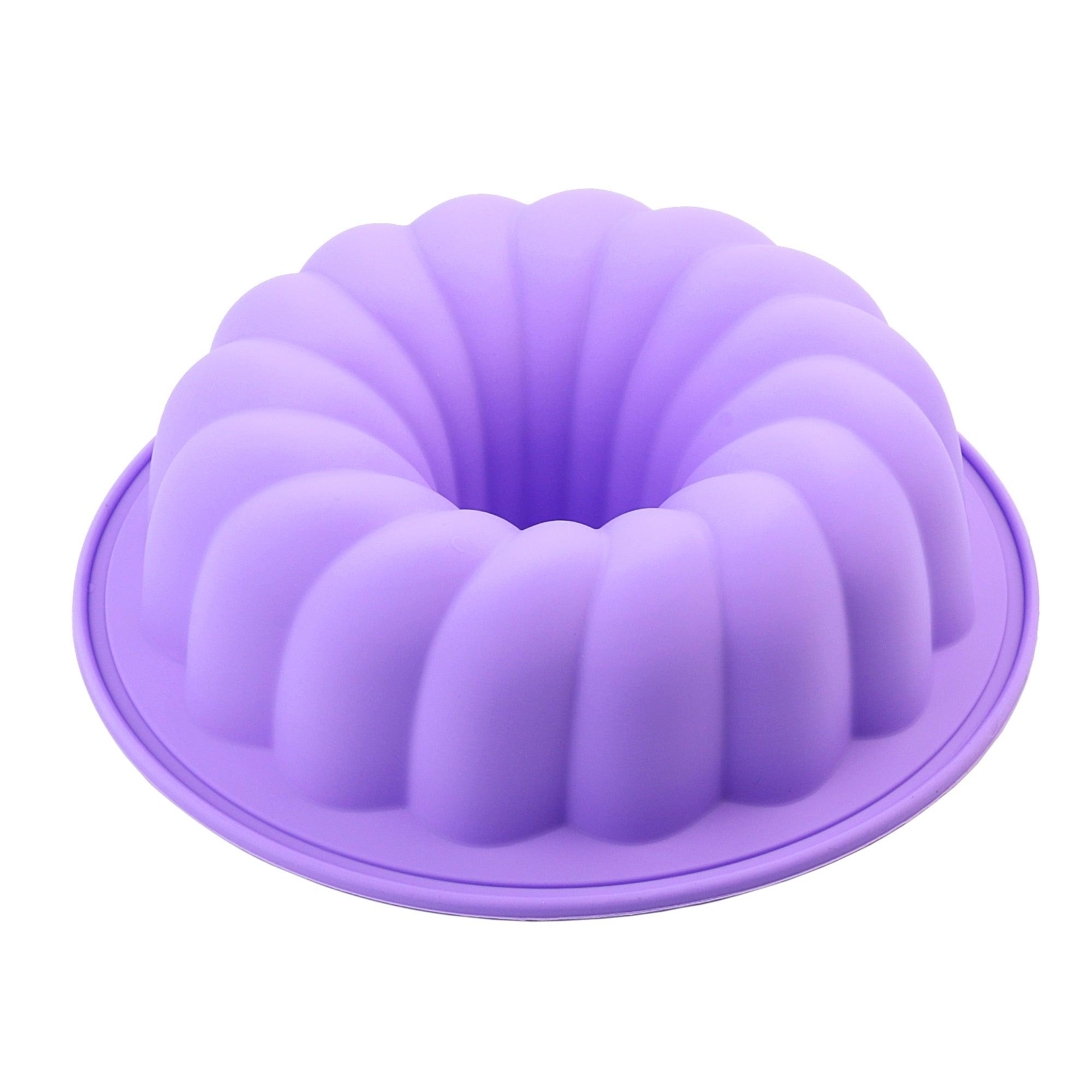 Large Silicone Fluted Tube Cake Pan