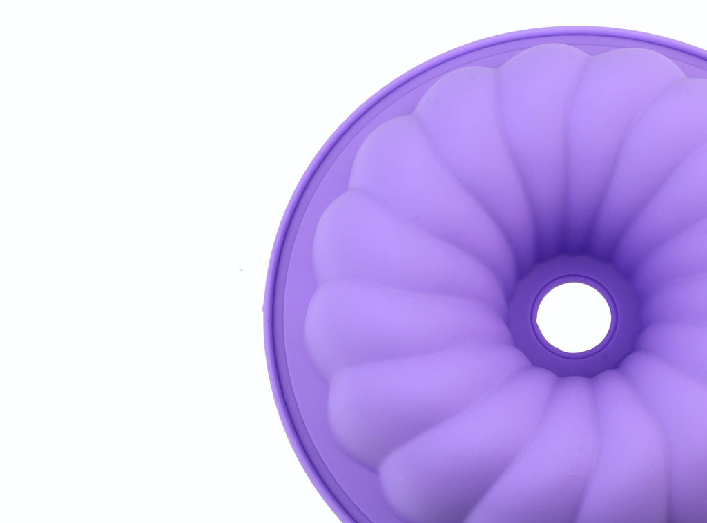 Large Silicone Fluted Tube Cake Pan