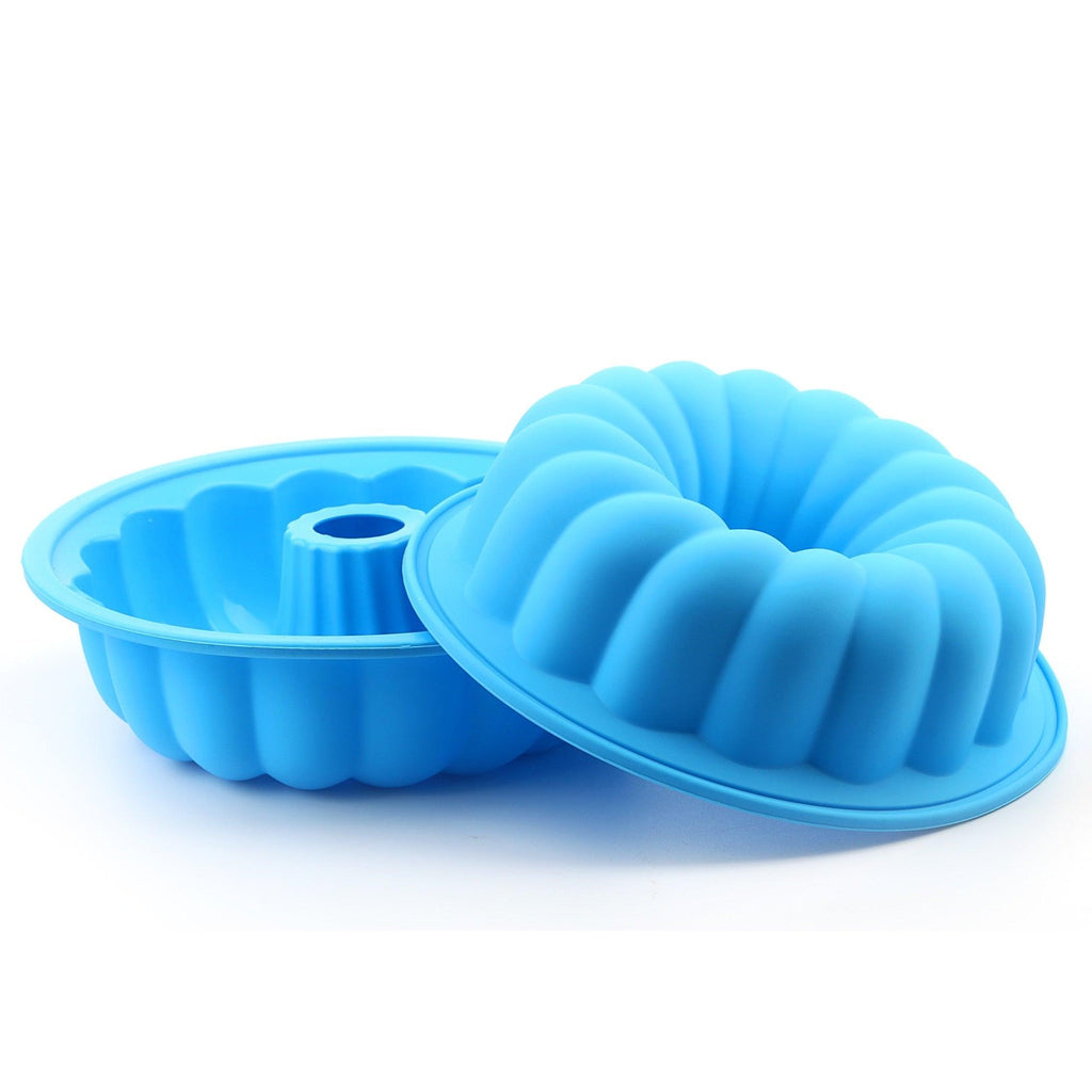 Large Silicone Fluted Tube Cake Pan