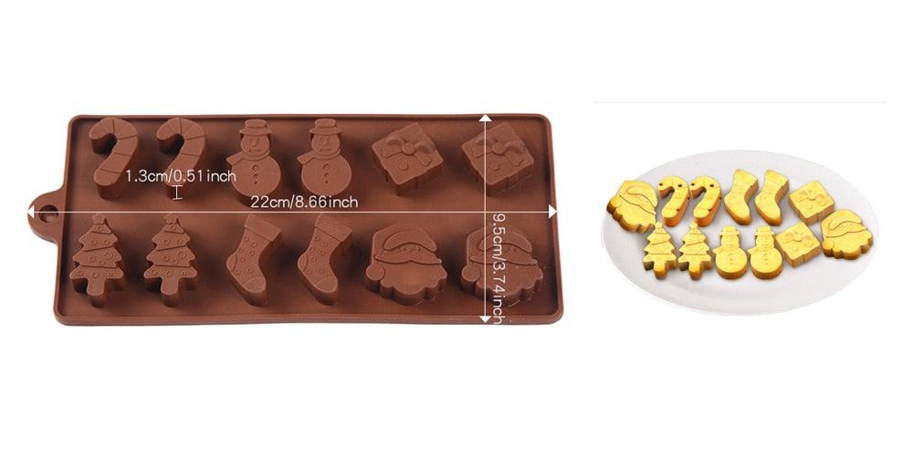 Silicone Letter and Number Chocolate Mold Set - Wine Drop Cookery LLC
