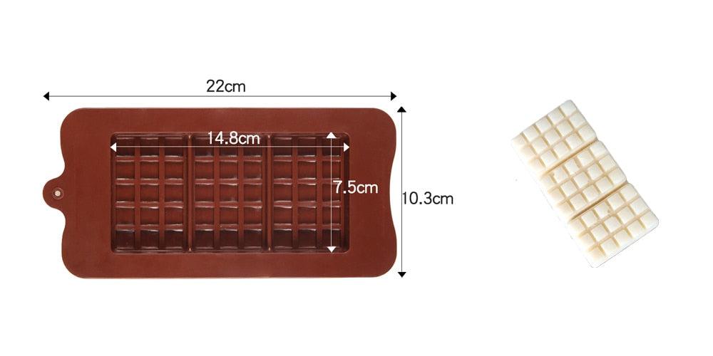 Silicone Letter and Number Chocolate Mold Set - Wine Drop Cookery LLC