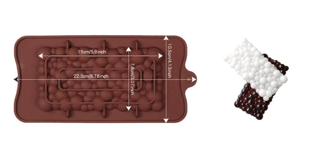 Silicone Letter and Number Chocolate Mold Set - Wine Drop Cookery LLC