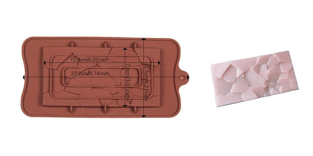 Silicone Letter and Number Chocolate Mold Set - Wine Drop Cookery LLC
