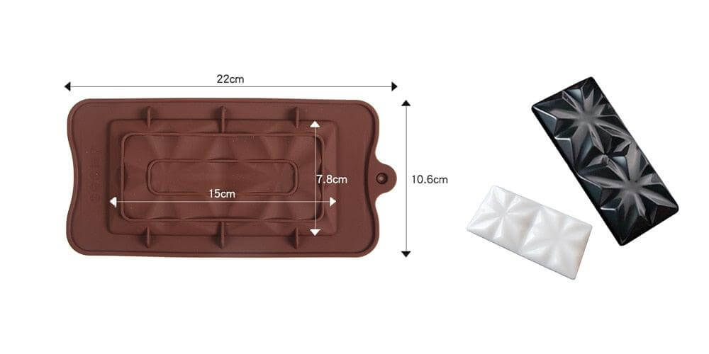 Silicone Letter and Number Chocolate Mold Set - Wine Drop Cookery LLC