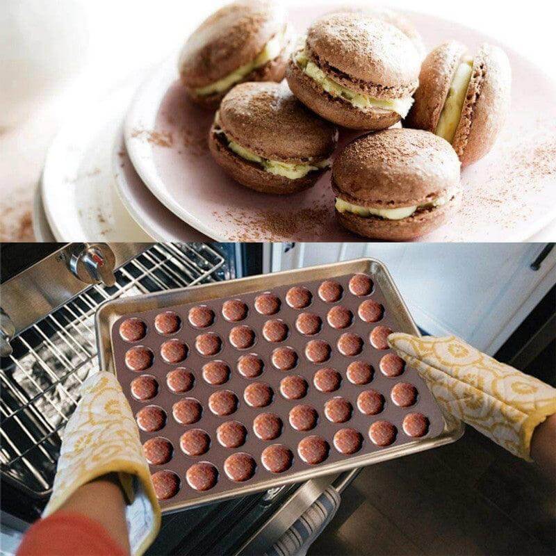 Silicone Macaron Baking Mat 48 Capacity - Wine Drop Cookery LLC