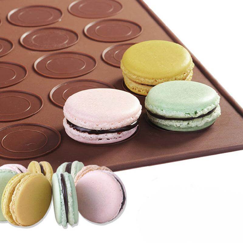 Silicone Macaron Baking Mat 48 Capacity - Wine Drop Cookery LLC