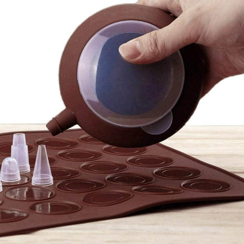 Silicone Macaron Baking Mat 48 Capacity - Wine Drop Cookery LLC