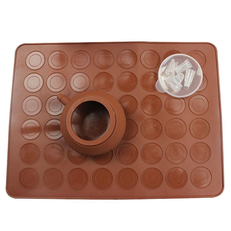 Silicone Macaron Baking Mat 48 Capacity - Wine Drop Cookery LLC