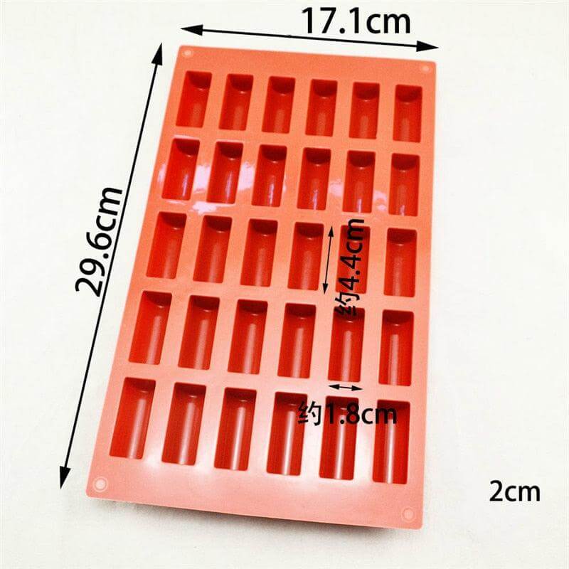 Silicone Mini Chocolate Mold 30 Cavity - Wine Drop Cookery LLC
