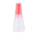 Silicone Oil Bottle with Basting Brush - Wine Drop Cookery LLC