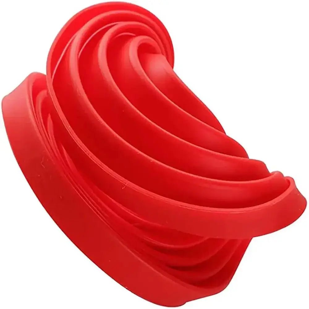 Silicone Spiral Bundt Cake Pan 10-Inch 2-Pack - Wine Drop Cookery LLC