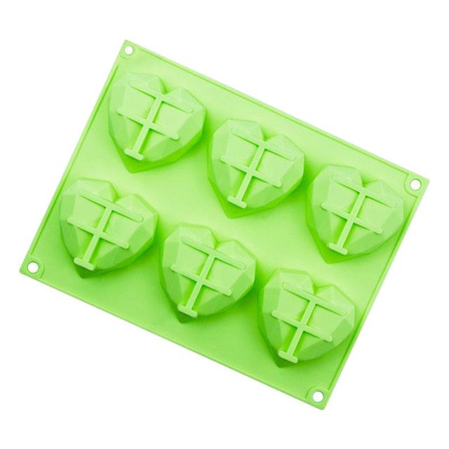 Snowflake Silicone Chocolate Mold 6 Cavity 9