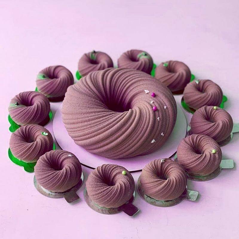 Spiral Silicone Cake and Dessert Mold