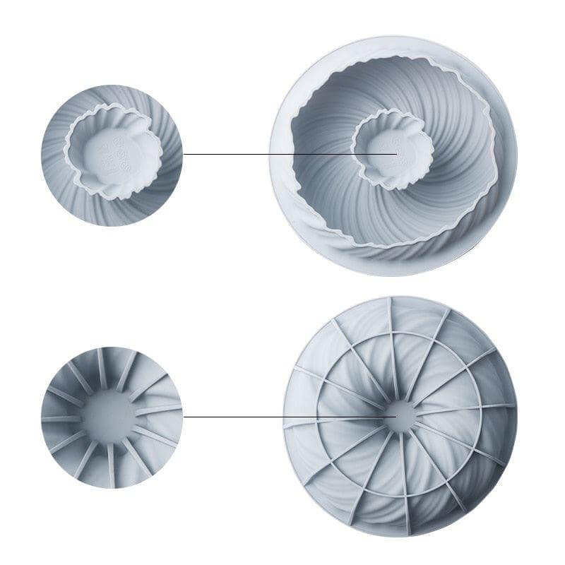 Spiral Silicone Cake and Dessert Mold