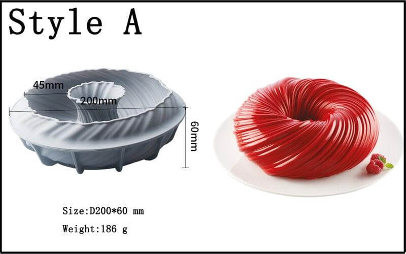 Spiral Silicone Cake and Dessert Mold