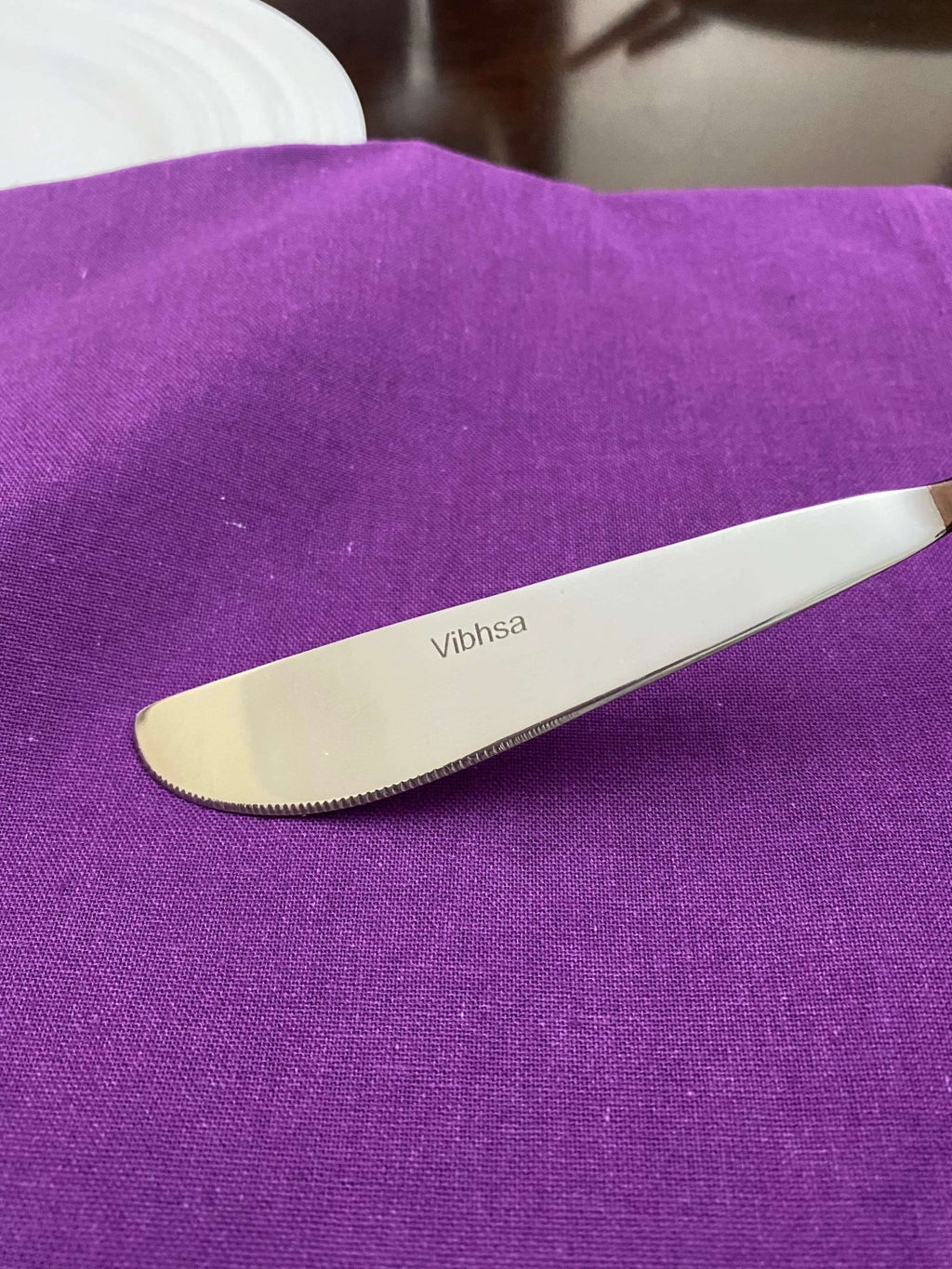 Stainless Steel Dinner Knives Set of 6 Pieces - Wine Drop Cookery LLC