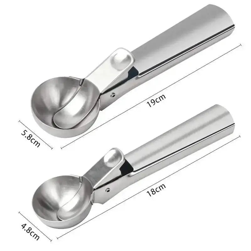 Stainless Steel Ice Cream Scoop - Wine Drop Cookery LLC