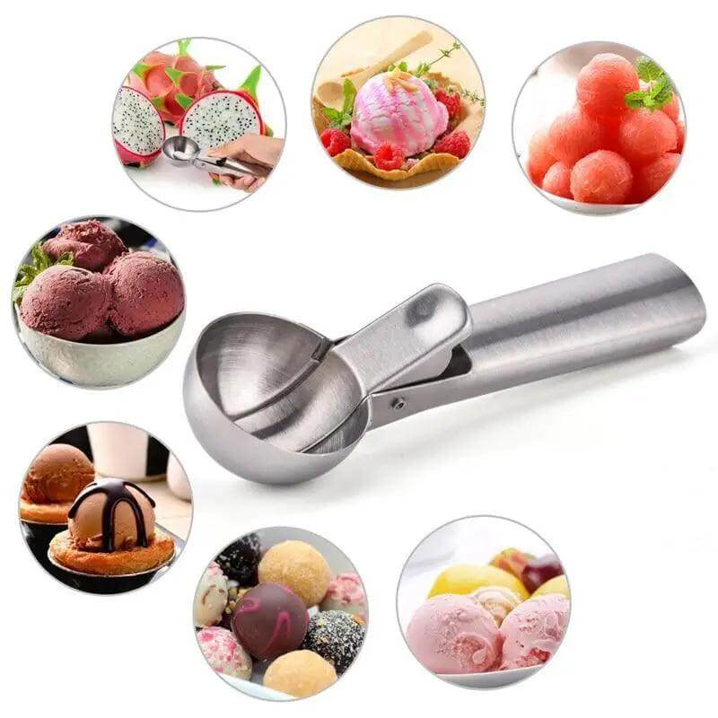 Stainless Steel Ice Cream Scoop - Wine Drop Cookery LLC