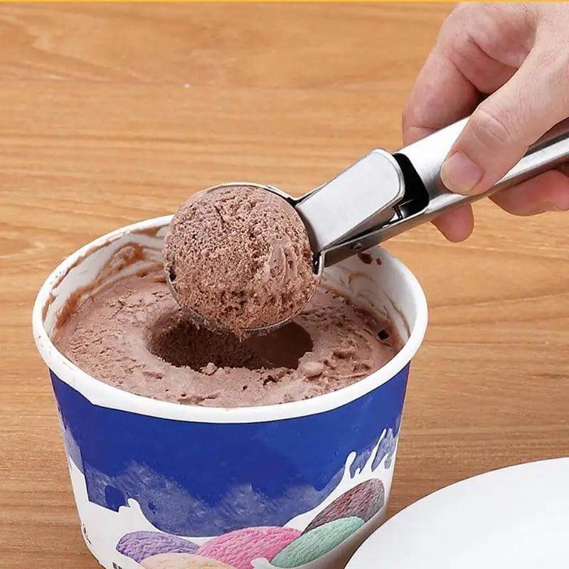 Stainless Steel Ice Cream Scoop - Wine Drop Cookery LLC