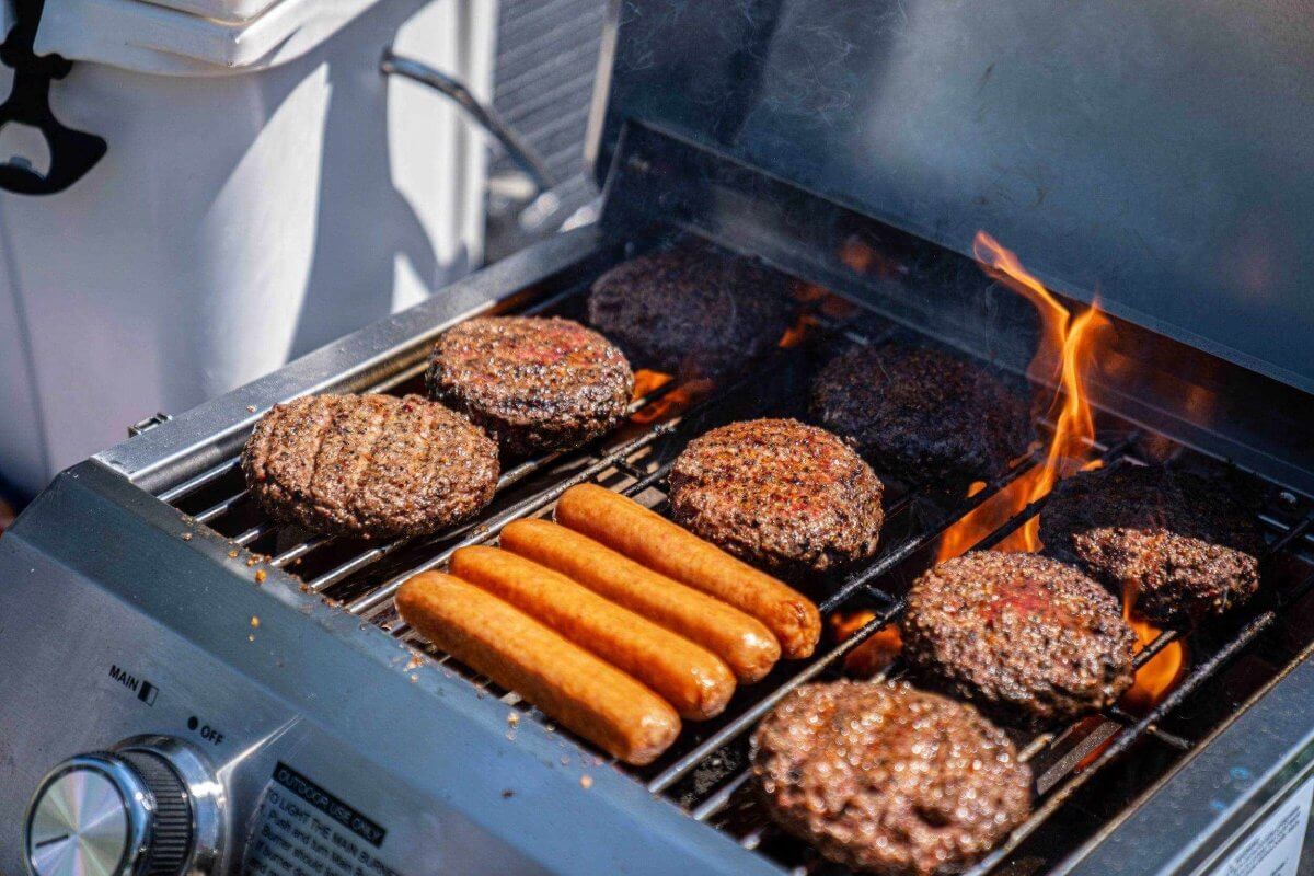 Stainless Tabletop Propane Gas Grill - Wine Drop Cookery LLC