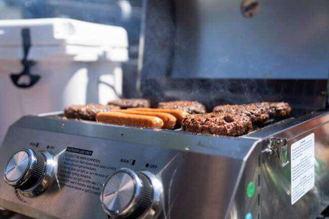 Stainless Tabletop Propane Gas Grill - Wine Drop Cookery LLC