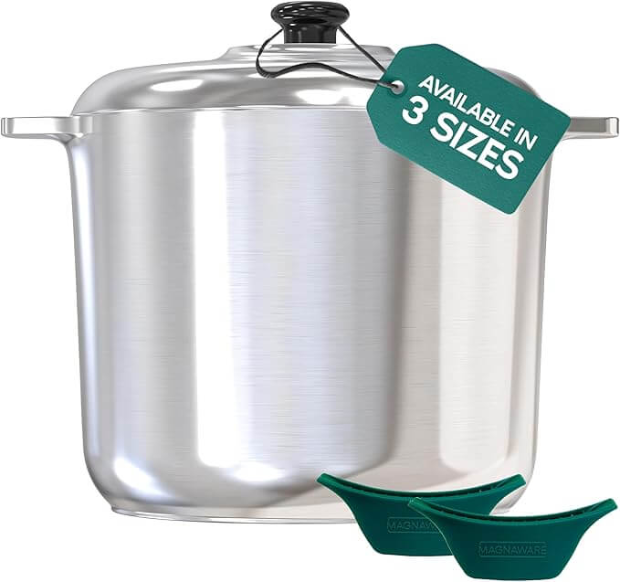 Stock Pot with Lid 18 Quart Set - Wine Drop Cookery LLC