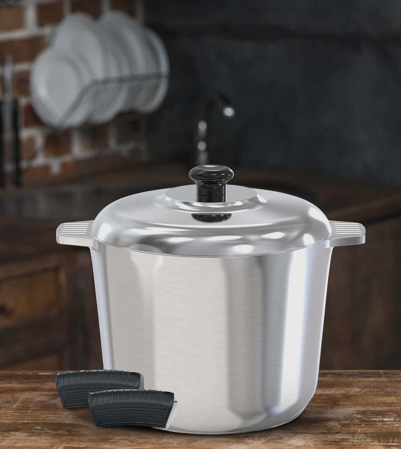 Stock Pot with Lid 18 Quart Set