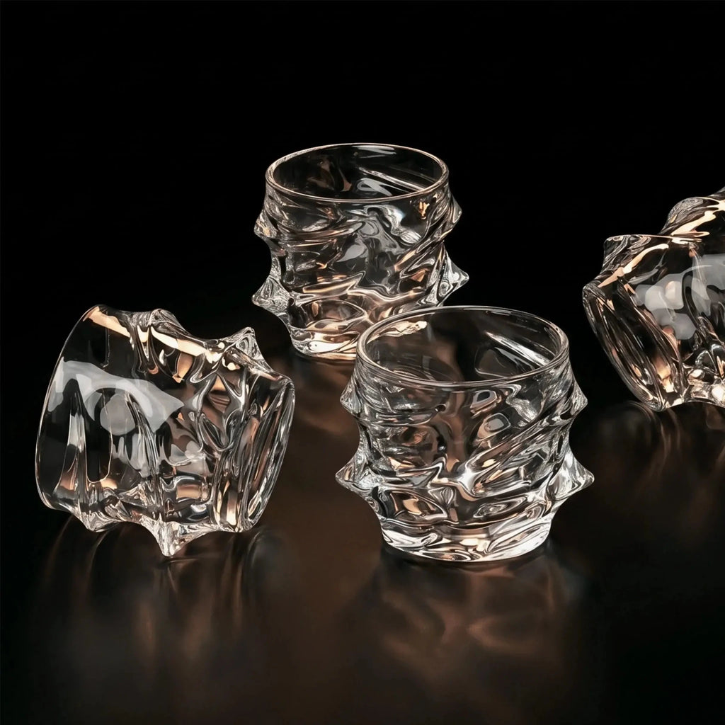 Storm Japanese Crystal Whisky Glass - Wine Drop Cookery LLC
