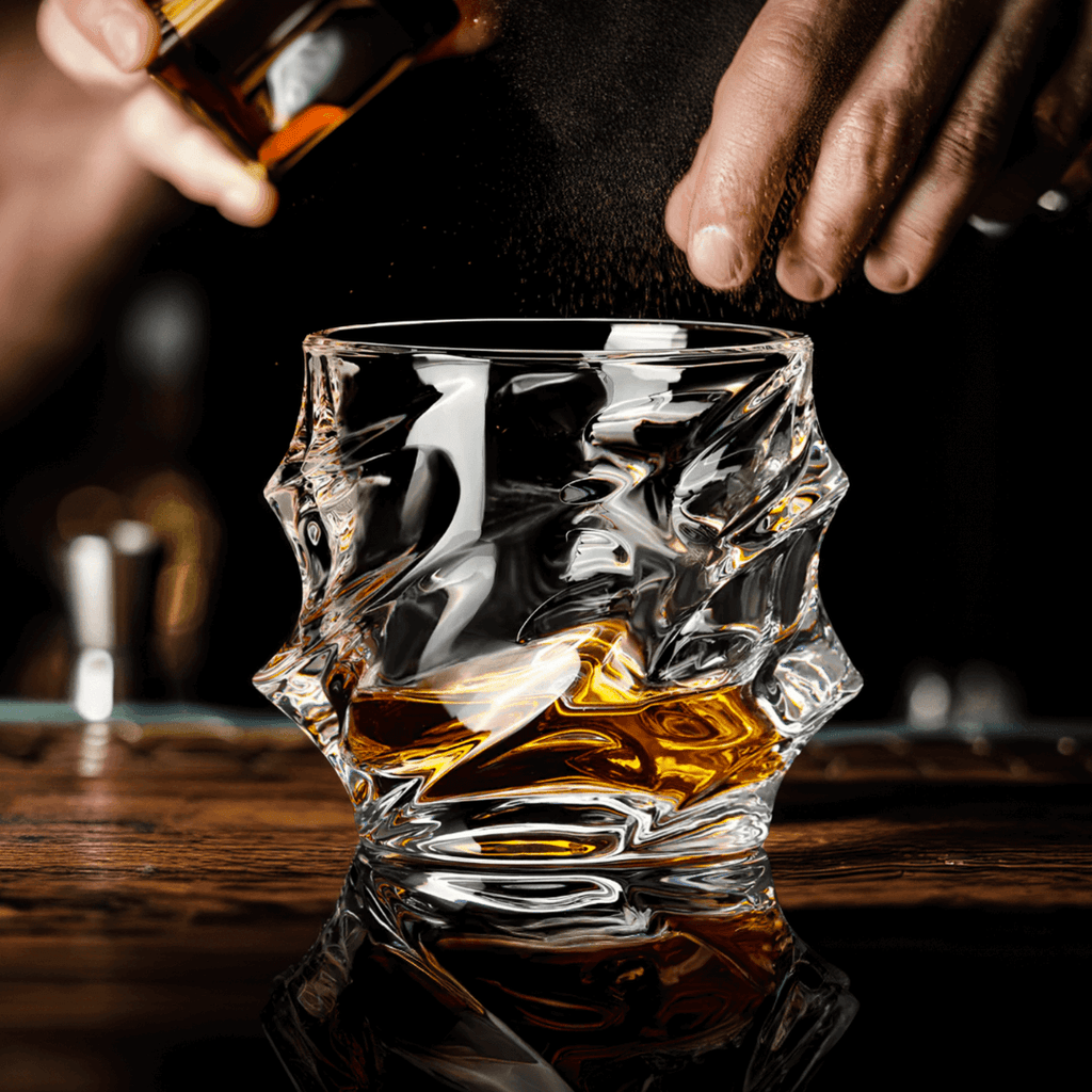 Storm Japanese Crystal Whisky Glass - Wine Drop Cookery LLC