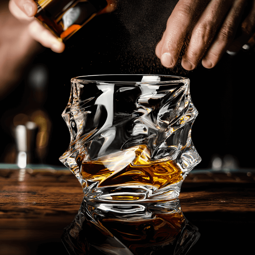 Storm Japanese Crystal Whisky Glass - Wine Drop Cookery LLC