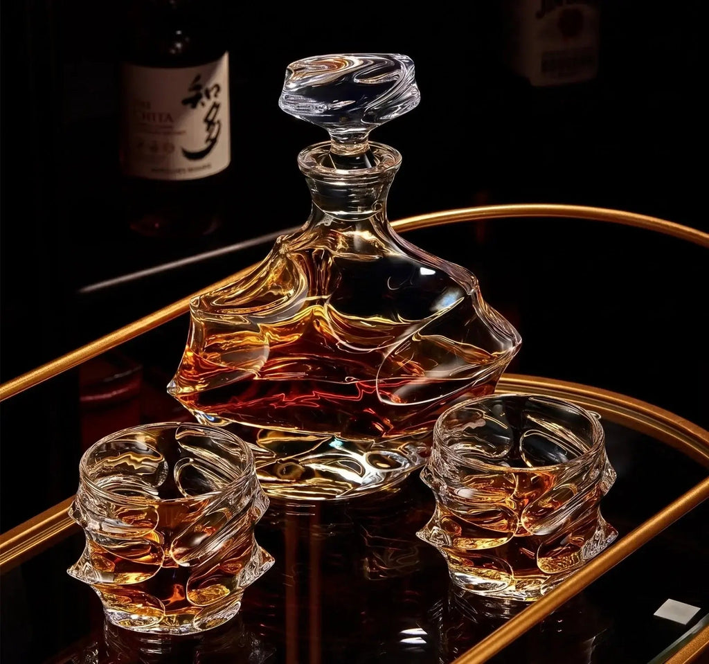 Storm Japanese Crystal Whisky Glass - Wine Drop Cookery LLC