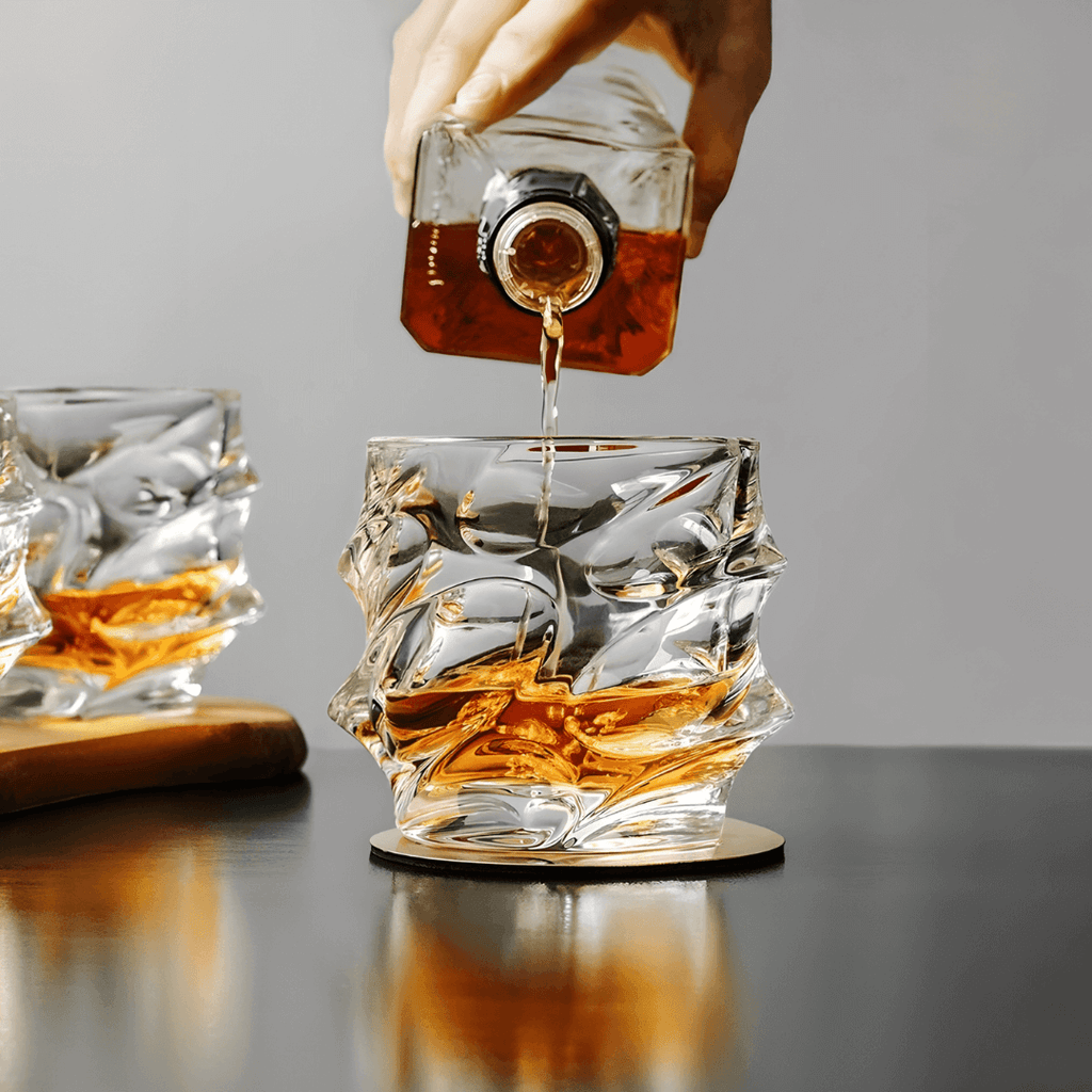 Storm Japanese Crystal Whisky Glass - Wine Drop Cookery LLC