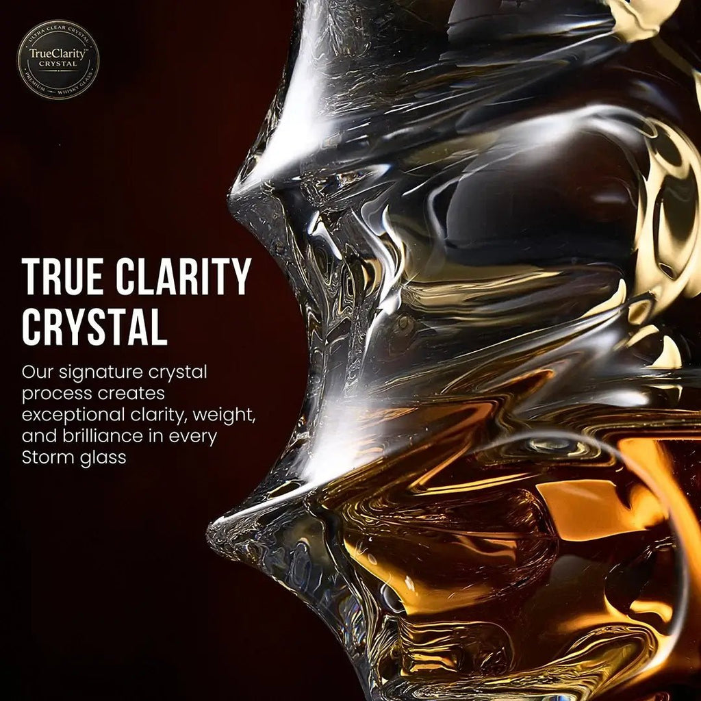 Storm Japanese Crystal Whisky Glass - Wine Drop Cookery LLC