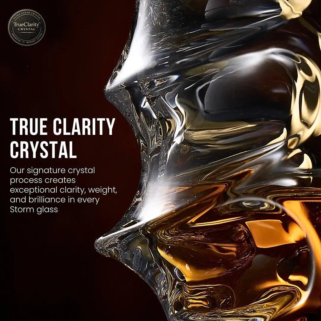 Storm Japanese Crystal Whisky Glass - Wine Drop Cookery LLC