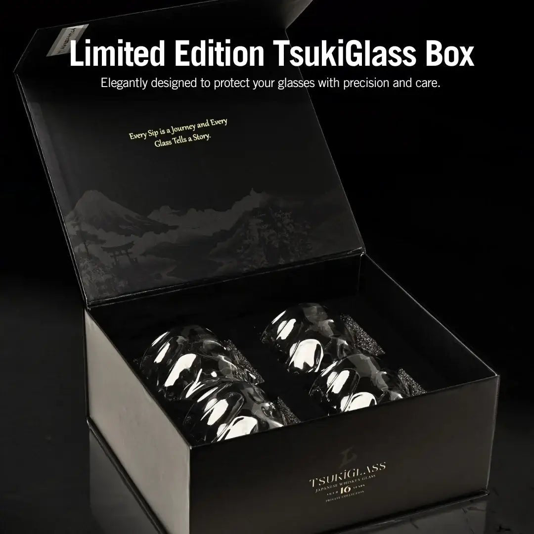 Storm Japanese Crystal Whisky Glass - Wine Drop Cookery LLC