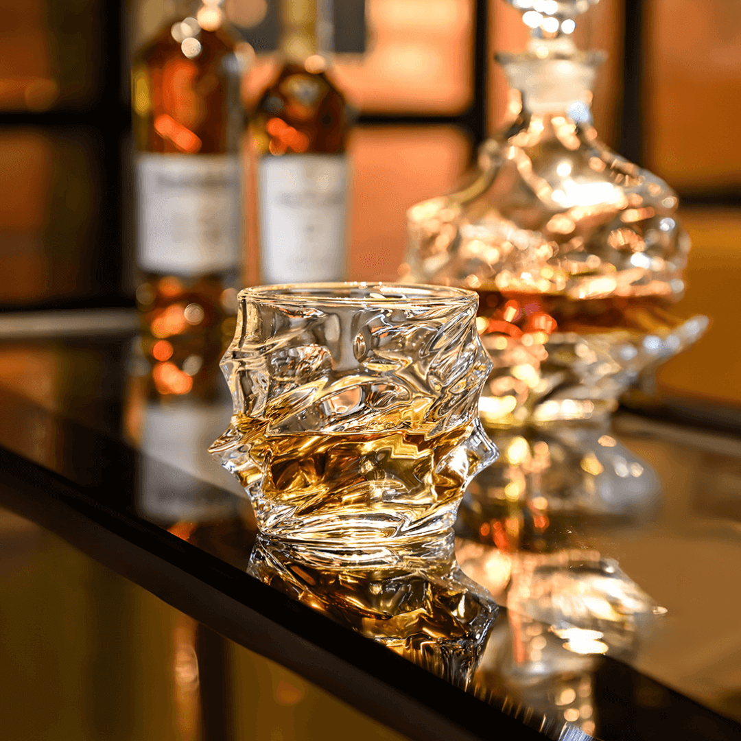Storm Japanese Crystal Whisky Glass - Wine Drop Cookery LLC
