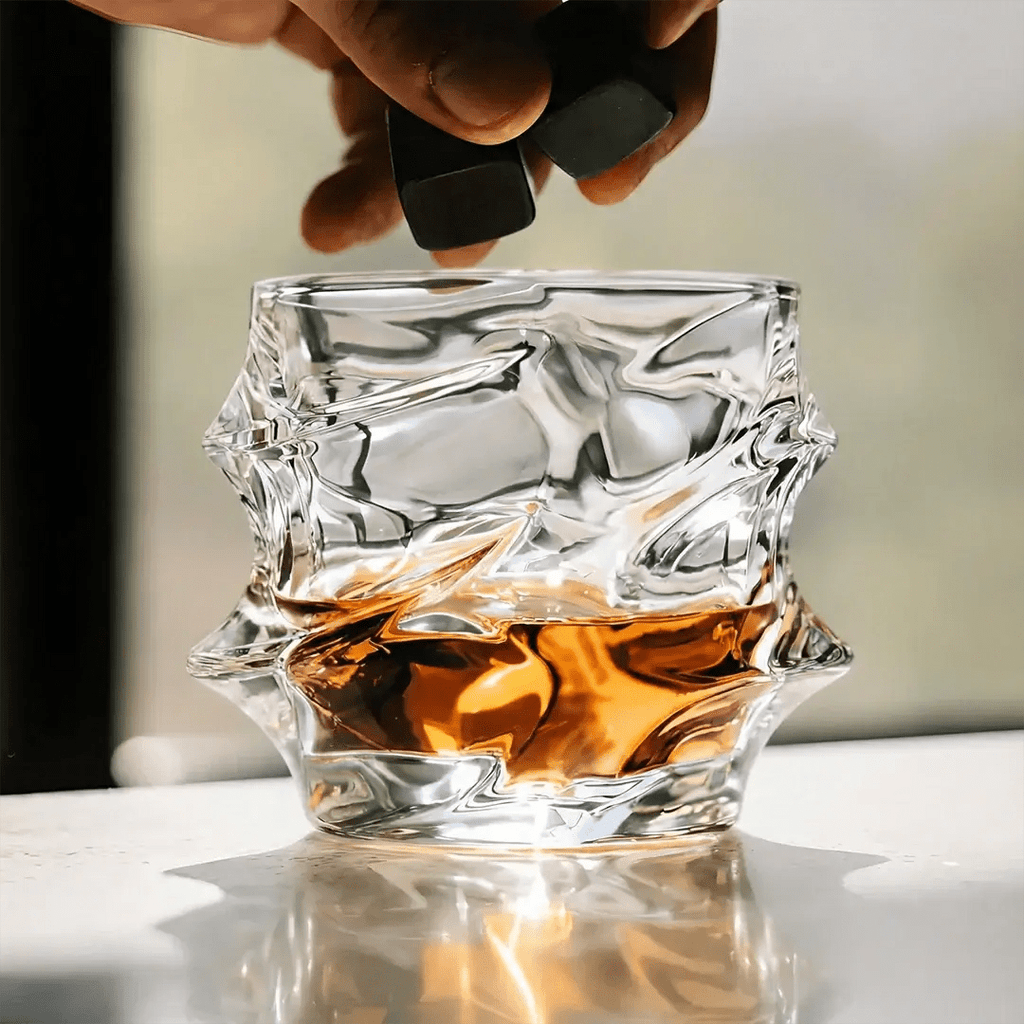 Storm Japanese Crystal Whisky Glass - Wine Drop Cookery LLC