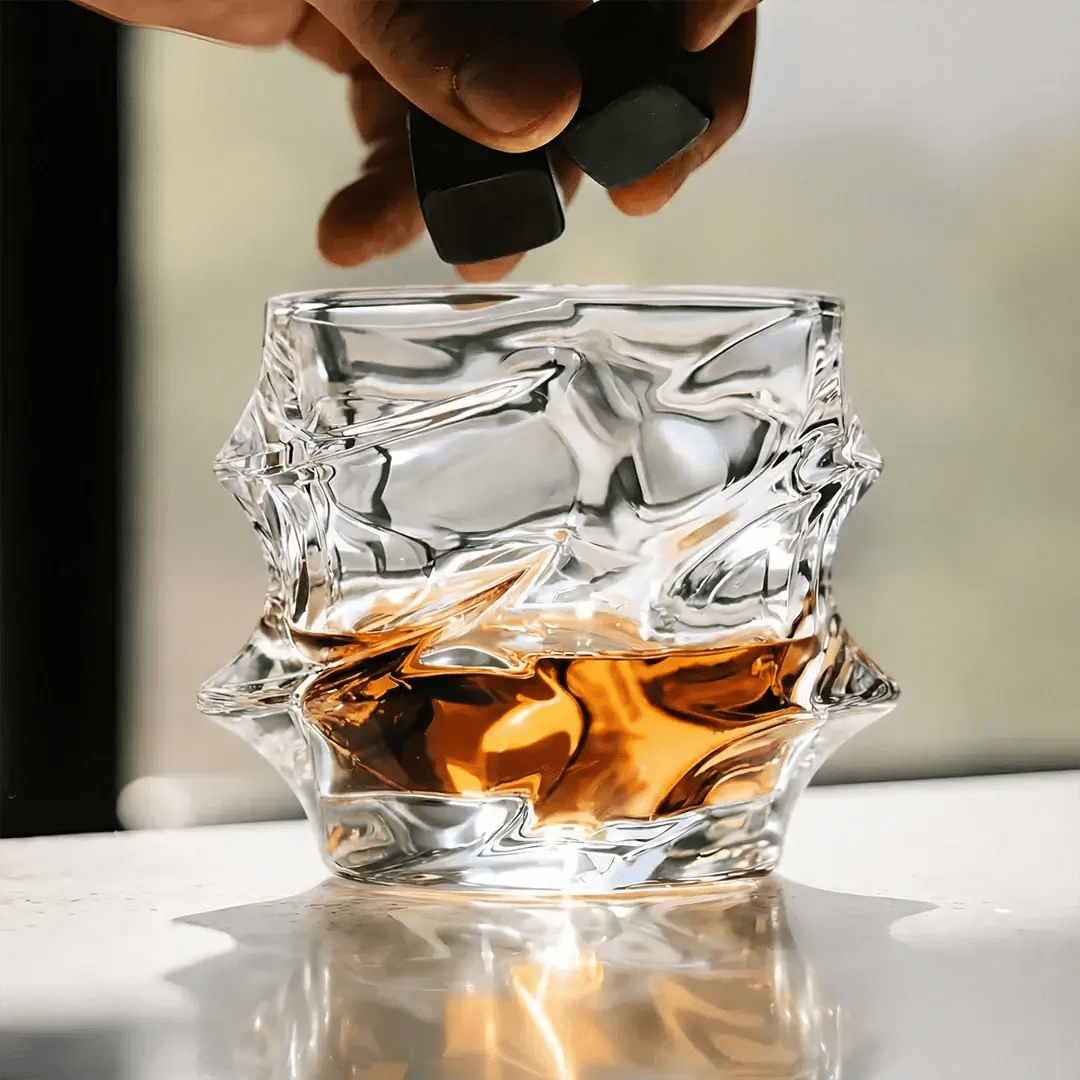 Storm Japanese Crystal Whisky Glass - Wine Drop Cookery LLC