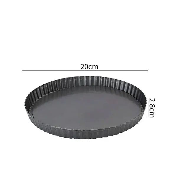 Tart and Quiche Pan with Loose Bottom, 20 to 30cm - Wine Drop Cookery LLC