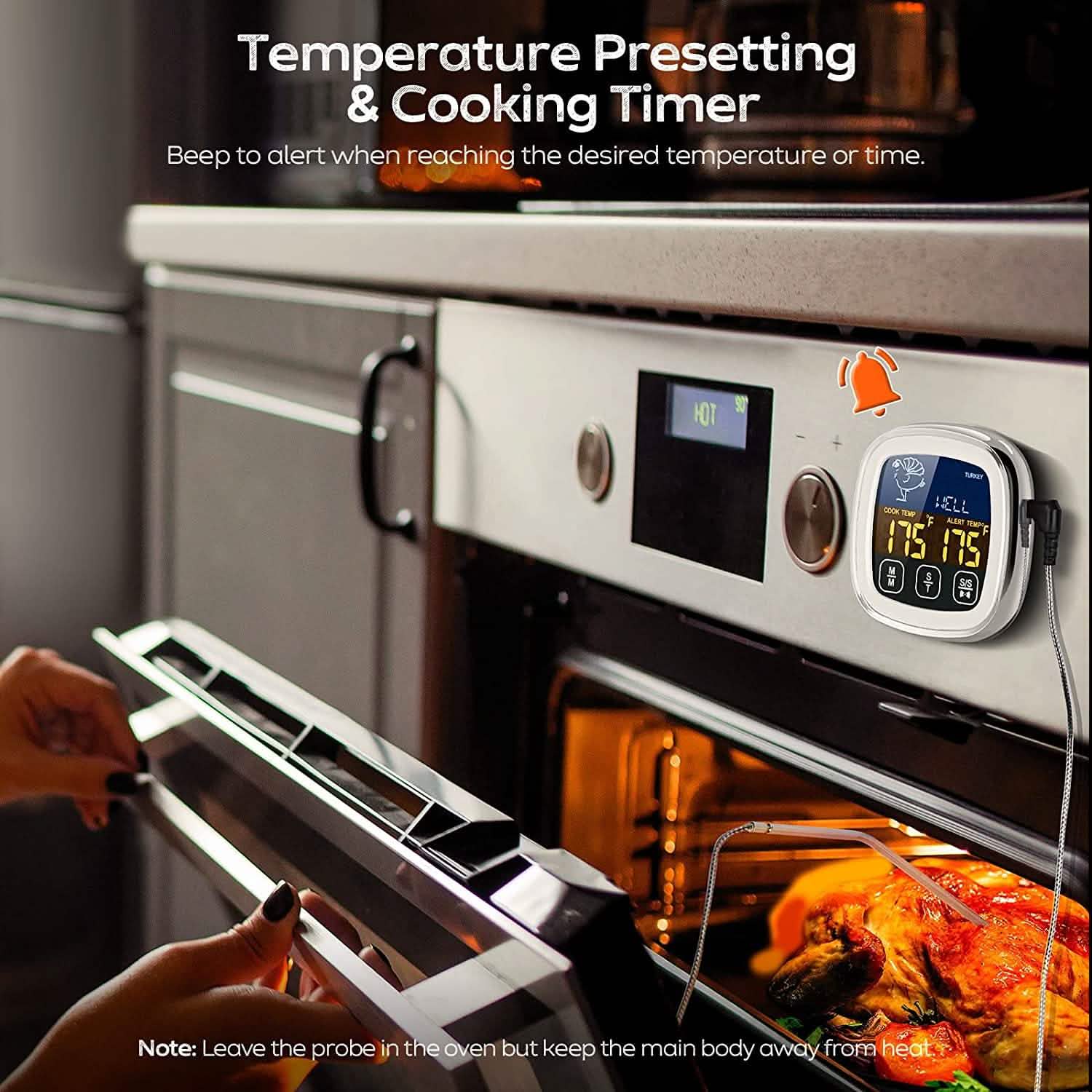 Digital Meat Thermometer for Cooking -