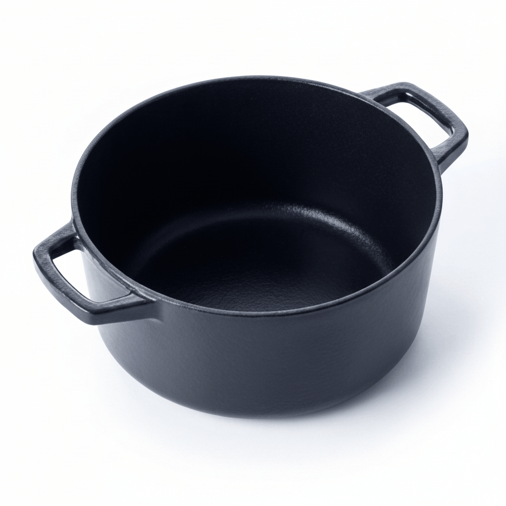 Enameled Cast Iron Round Dutch Oven, 5-Qt