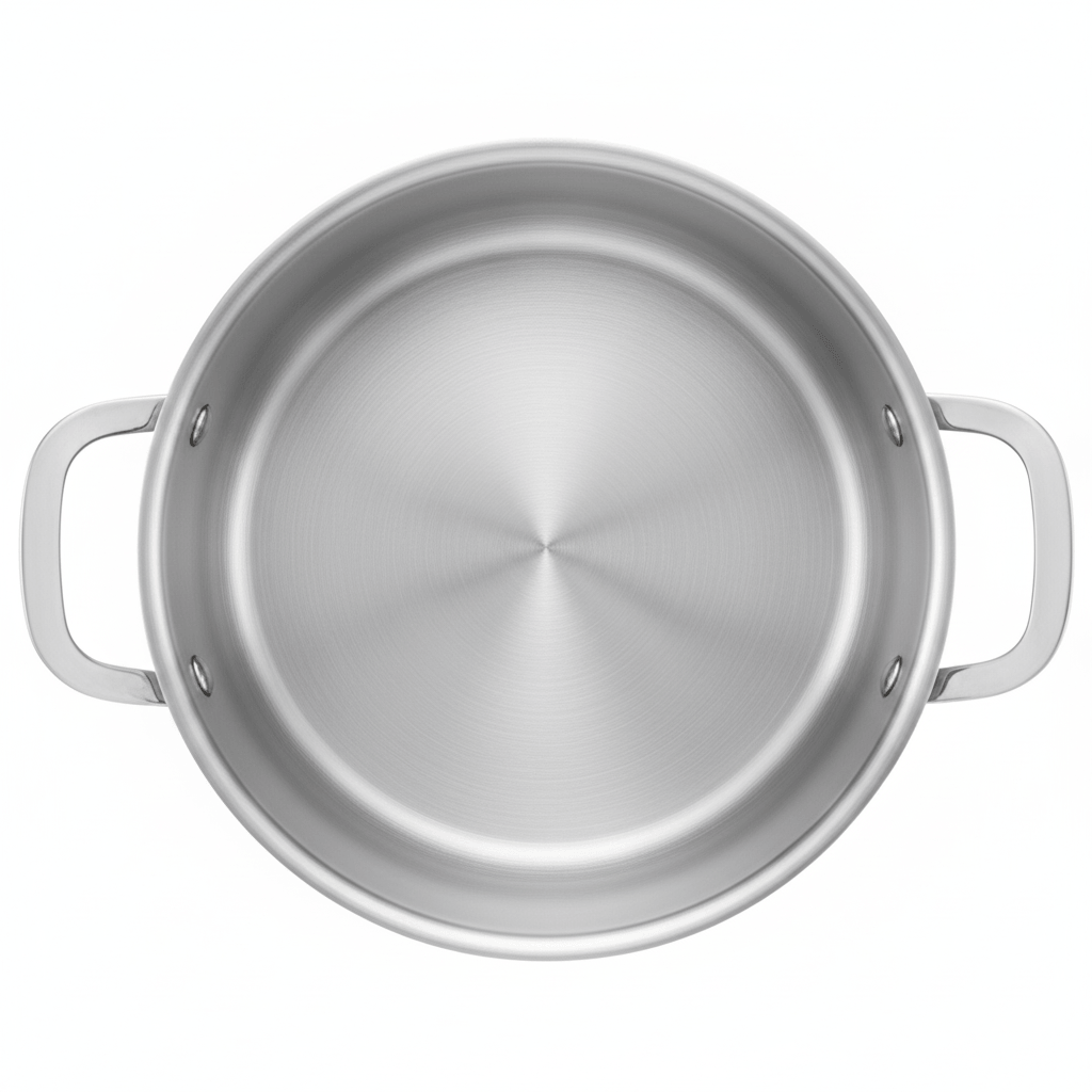 5-Ply Stainless Stock Pot with Lid, 7-Qt