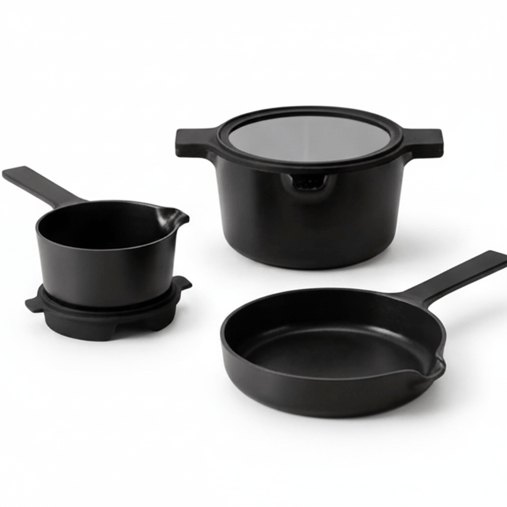 Ceramic Nonstick 5-Piece Stackable Set